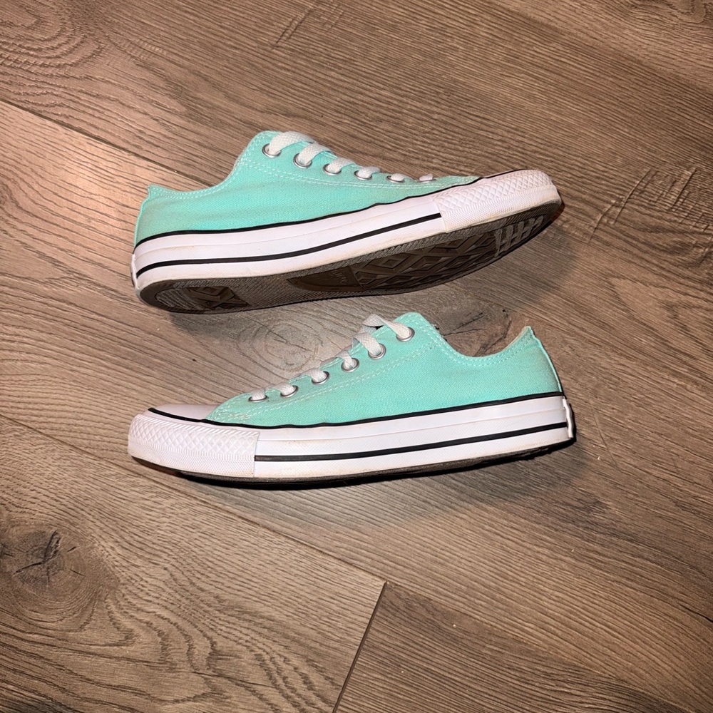 Converse All Star Turquoise Low Top Sneakers - Picture 5 of 6
